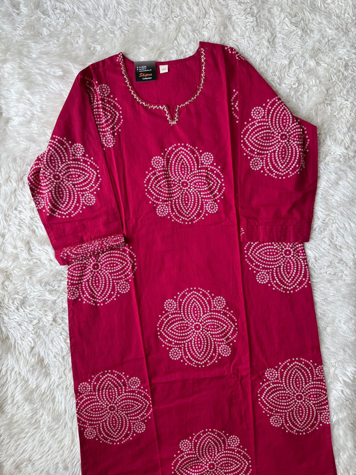 Premium Cotton Kurti Pant Dupatta Set