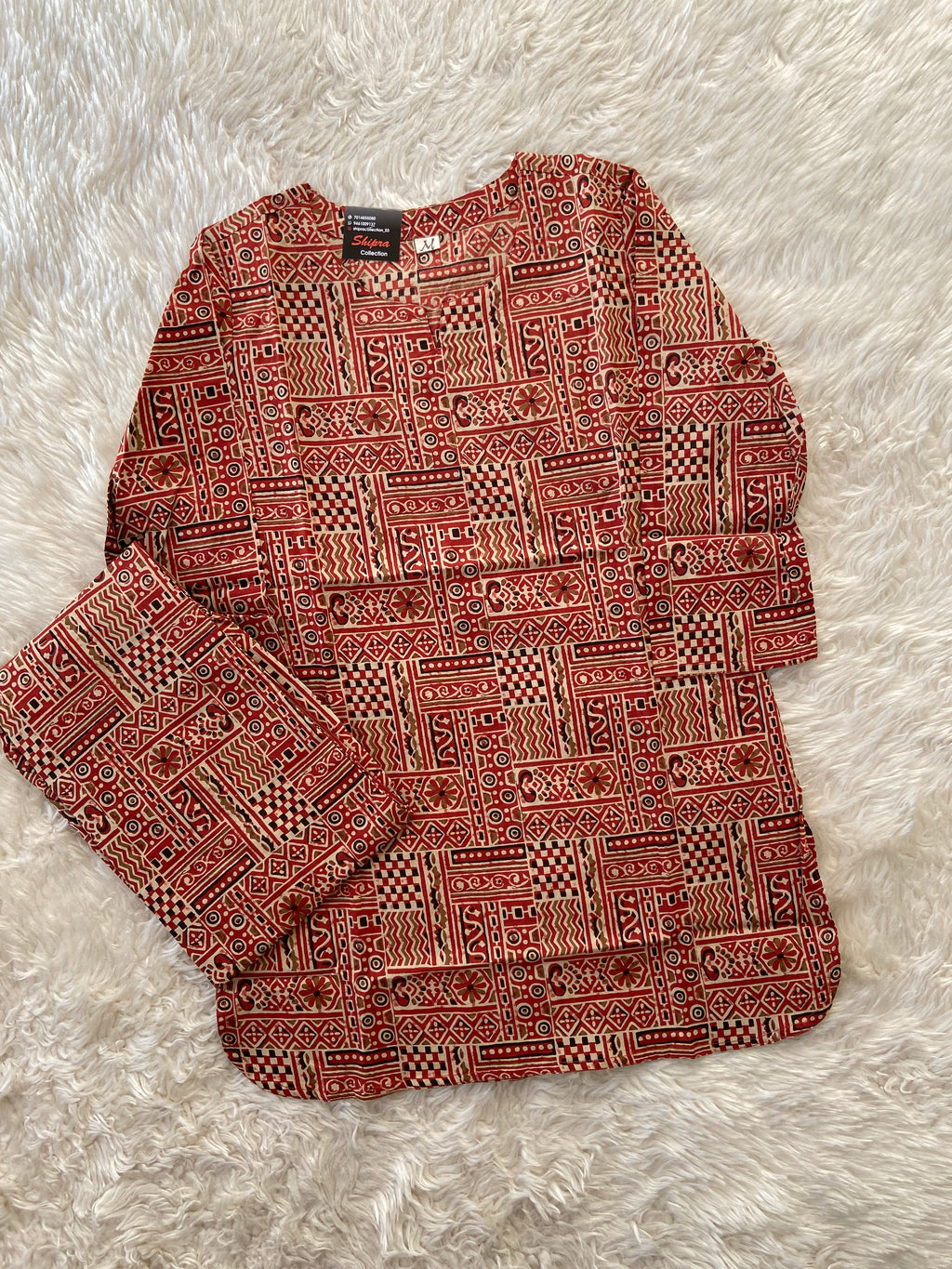 Premium Cotton Kalamkari Print Lounge Wear