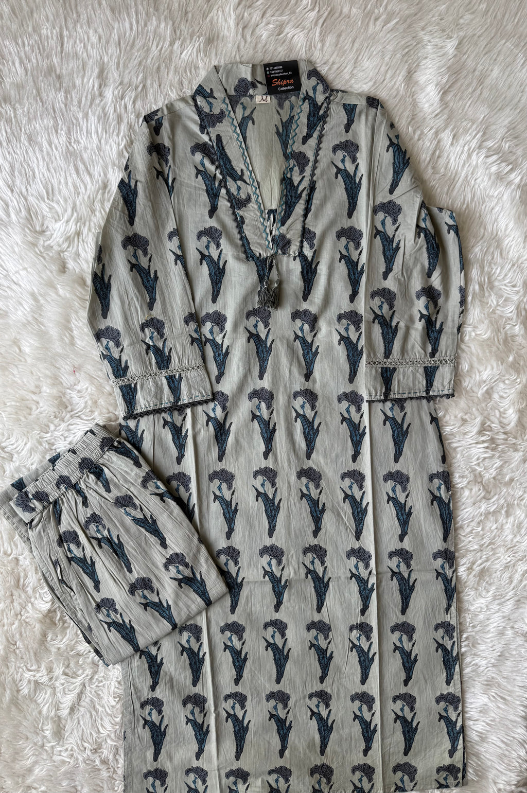 Premium Cotton Kurti Pant Set