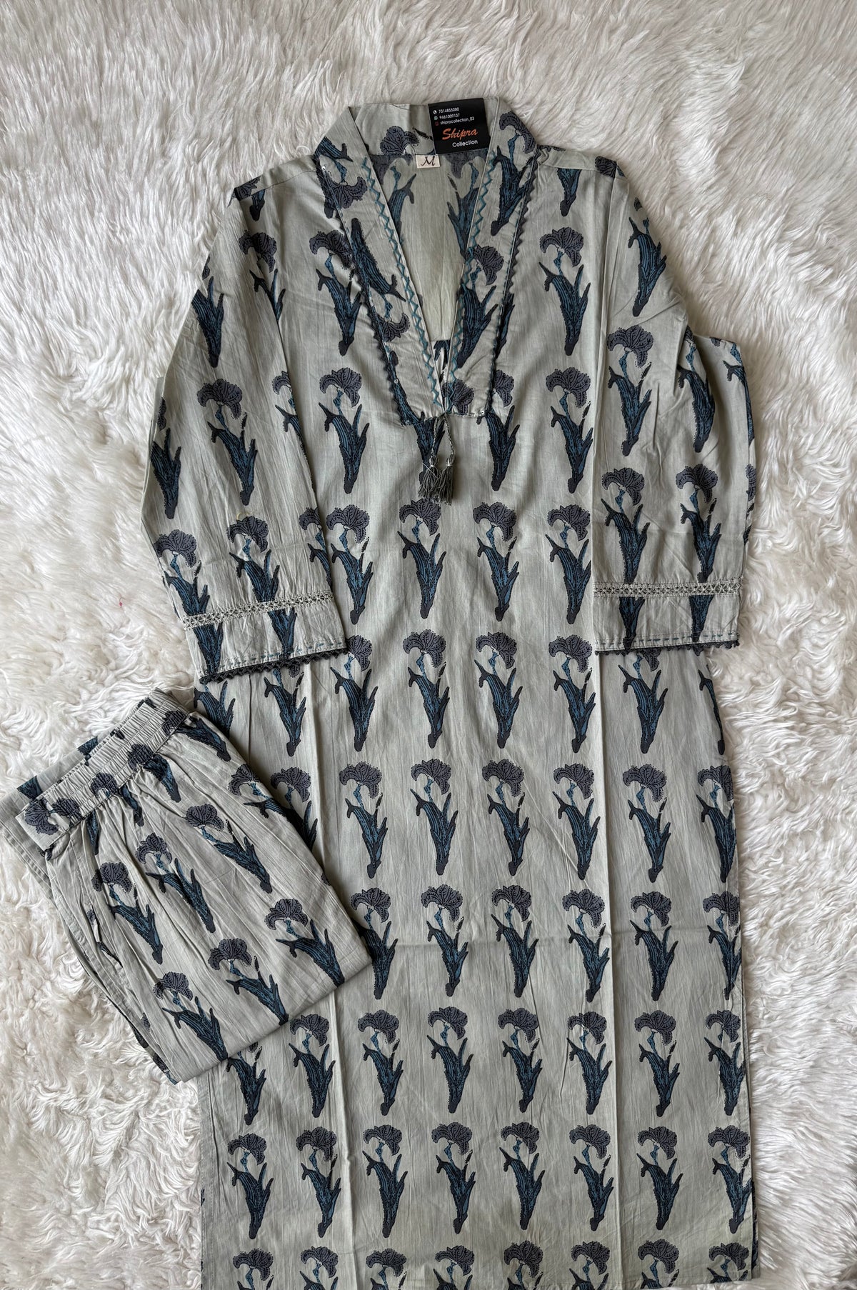 Premium Cotton Kurti Pant Set
