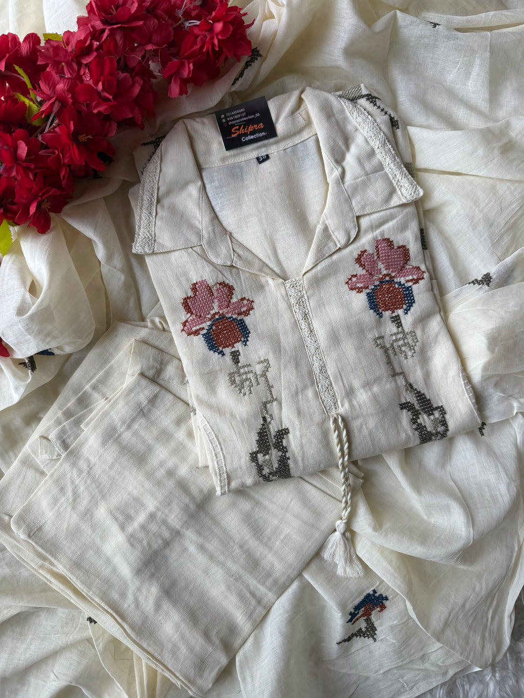 Khadi Cotton Thread Work Set