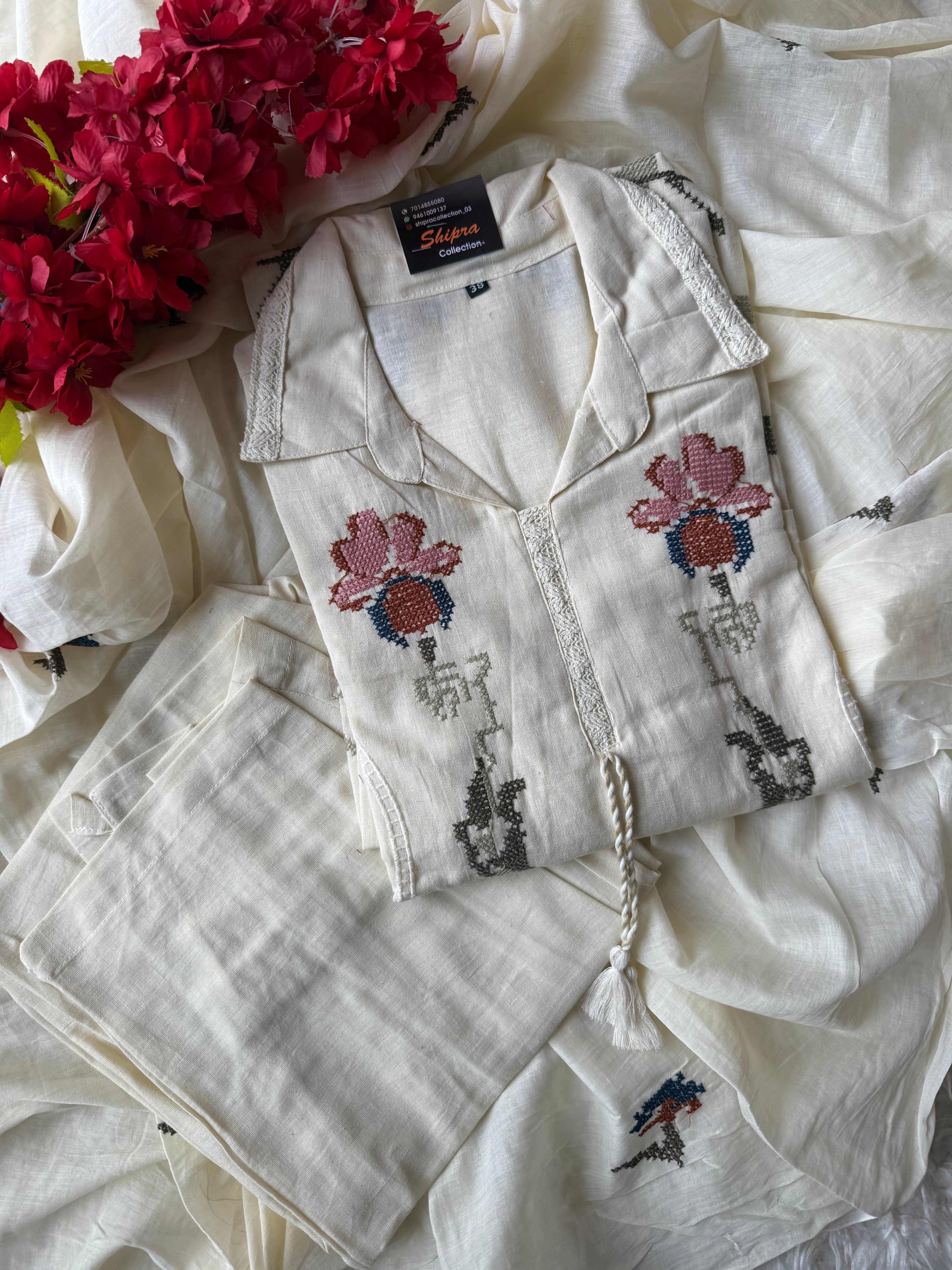 Khadi Cotton Thread Work Set