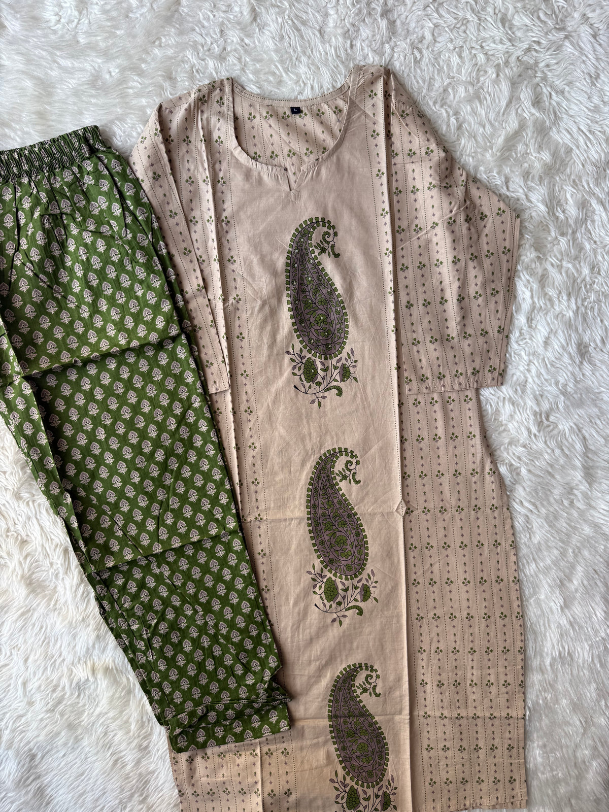 Cotton Kurti Pant Set