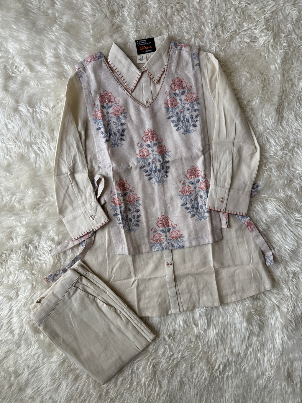 Jute Linen Co-ord Set