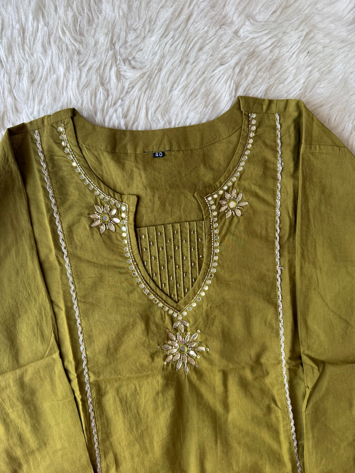 Premium Cotton Kurti Plazo Dupatta Set