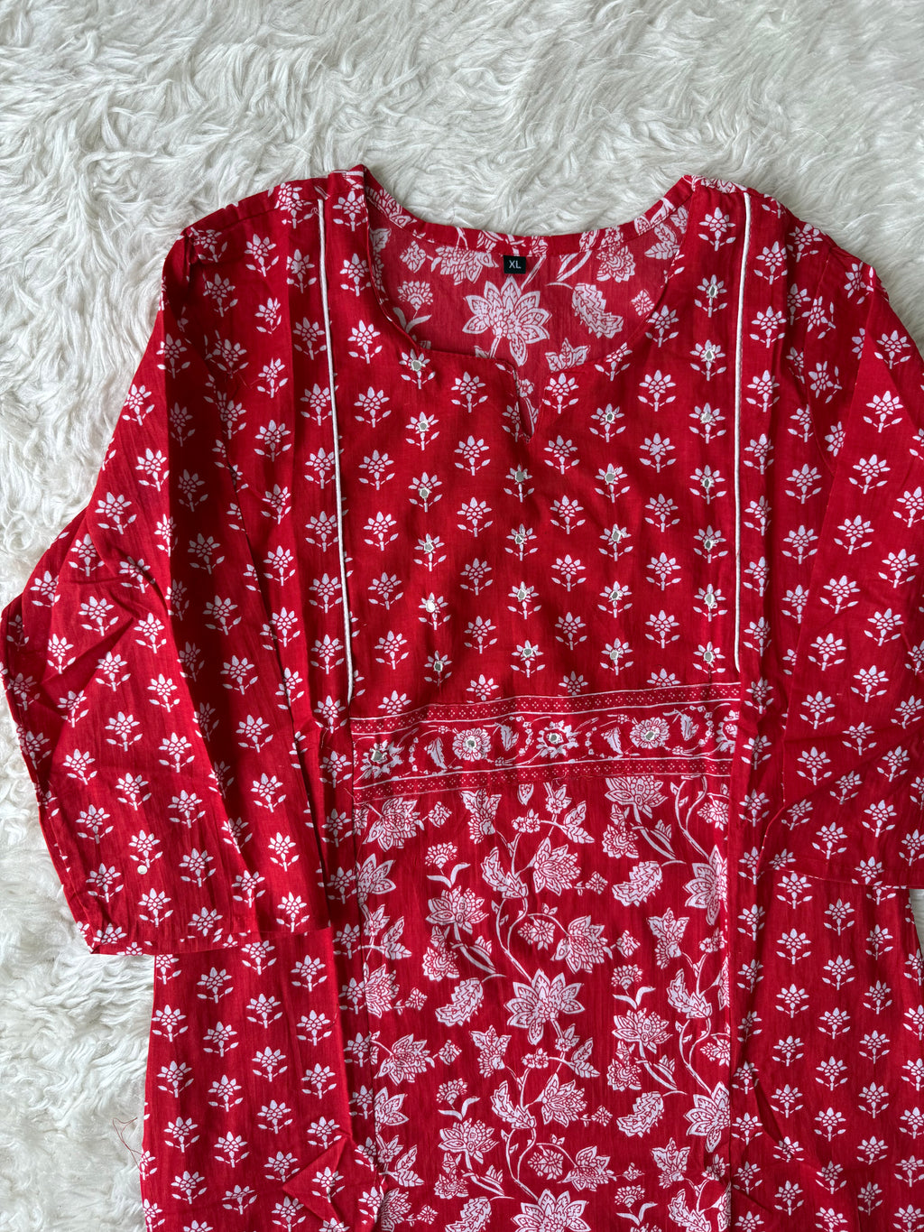 Pure Cotton Kurti Pant Set