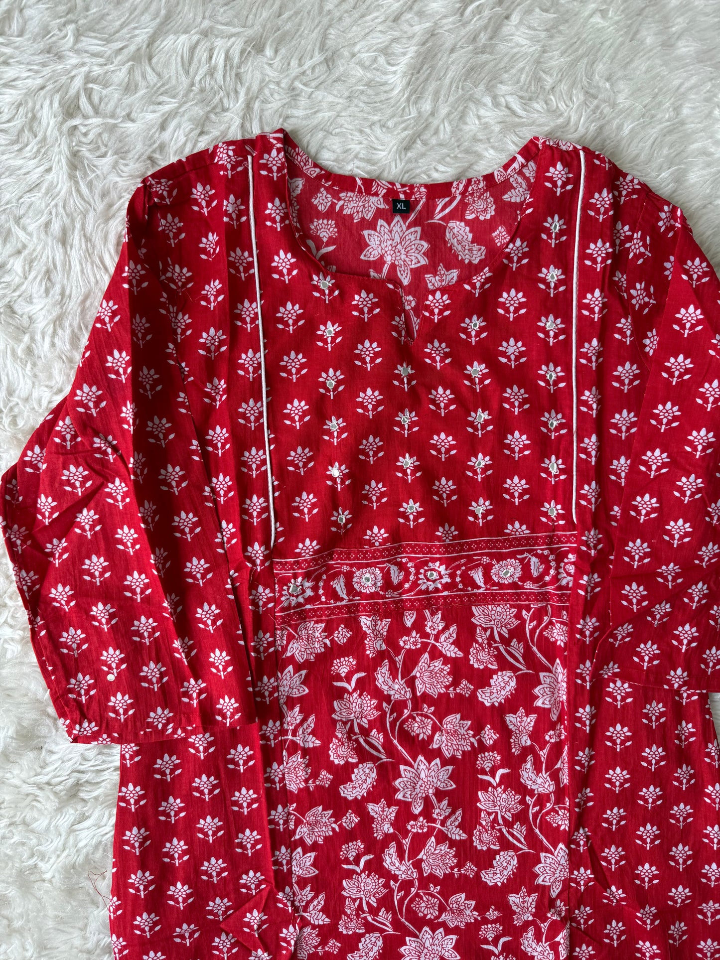 Pure Cotton Kurti Pant Set