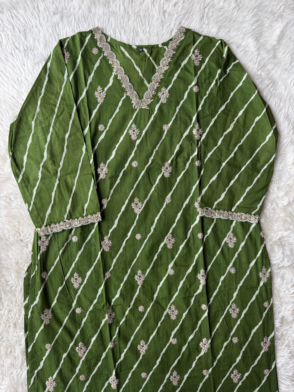 Premium Cotton Lehariya Set