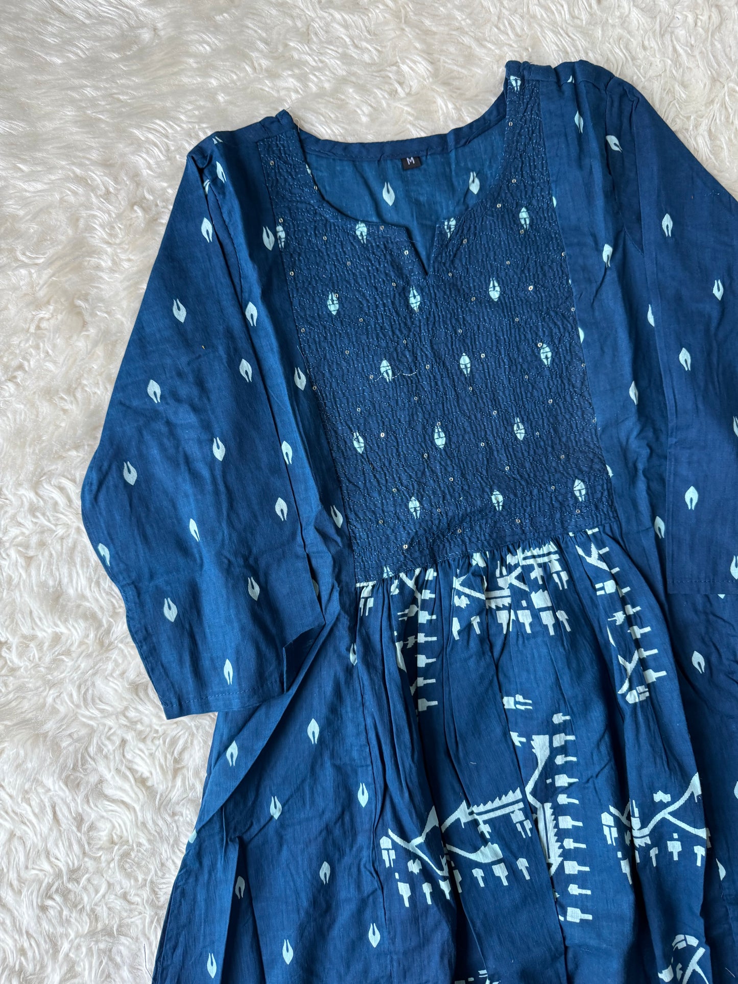 Cotton FLARE Kurti Pant Set