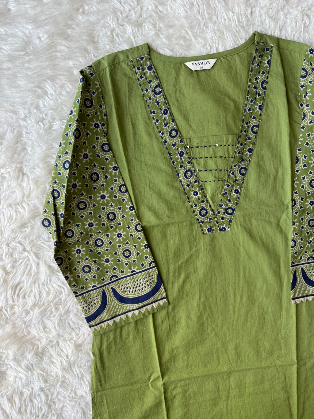 Premium Cotton Kurti Pant Dupatta Set