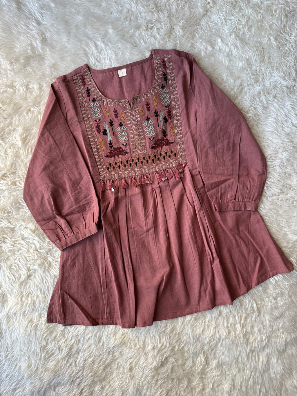 Khadi Cotton Short Kurti