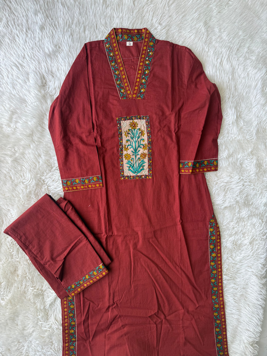 Premium Cotton Kurti Pant Set