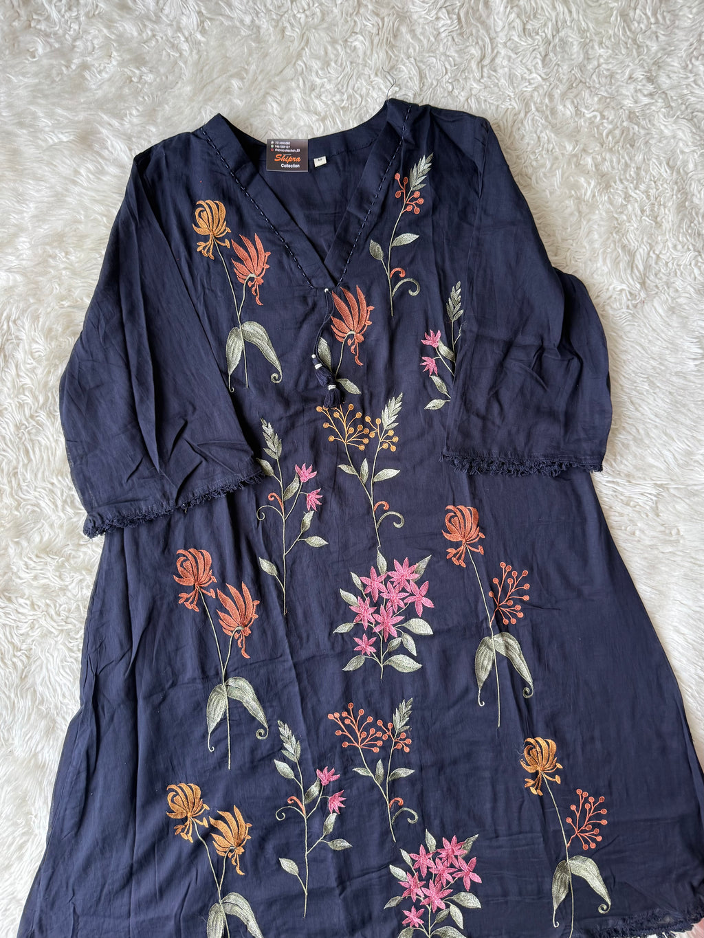 Premium Mul Cotton Thread Work Collection