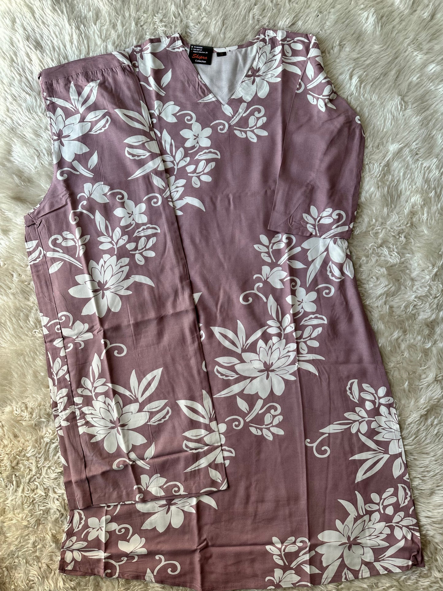 Makhan Fabric feel💕 Kurti Plazo Set