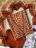 Pure Cotton Kurti Pant Dupatta Set