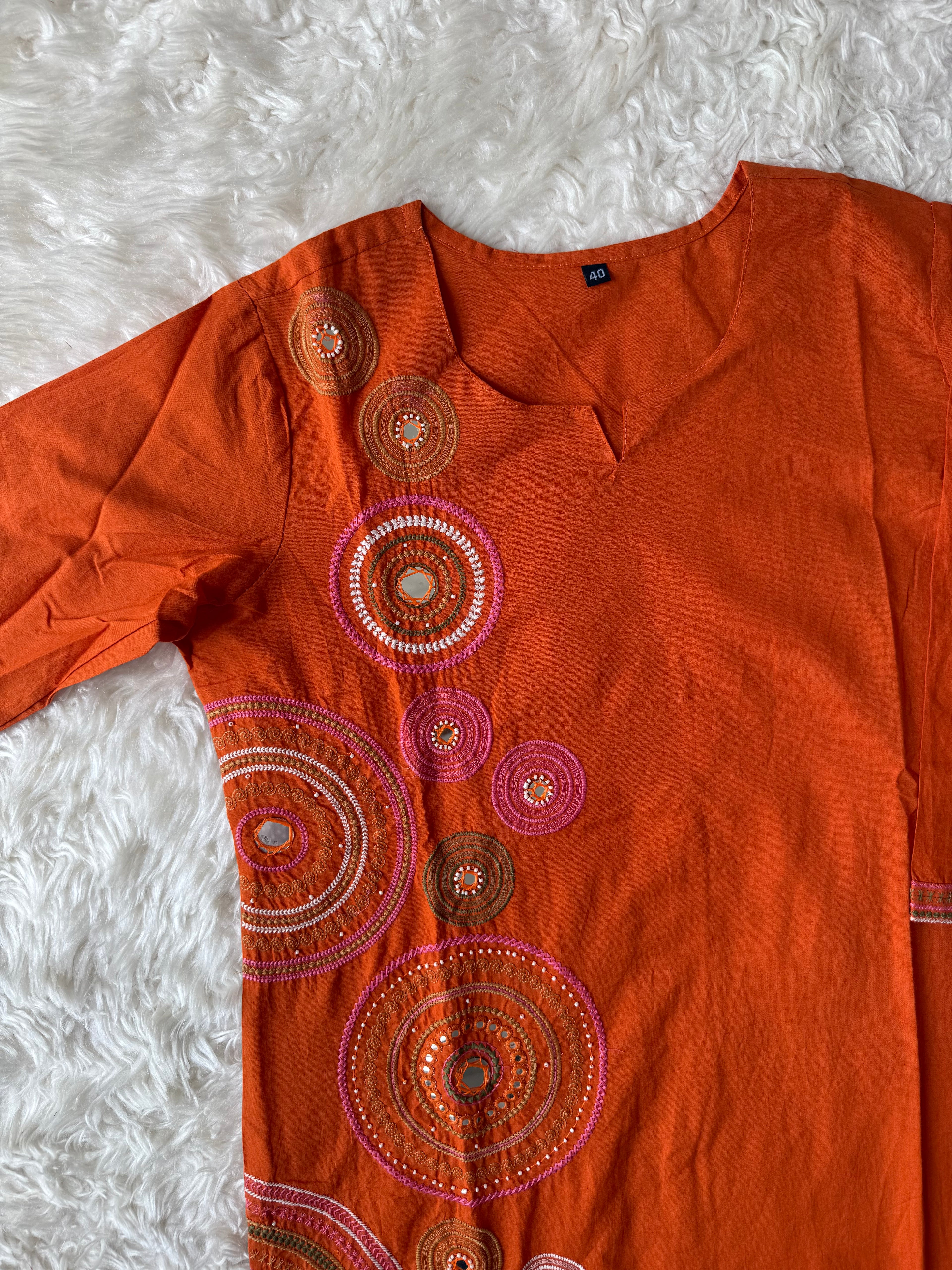 Pure Cotton Kurti Pant Cotton Dupatta Set