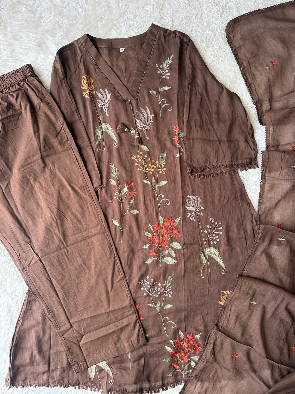 Premium Mul Cotton Thread Work Collection