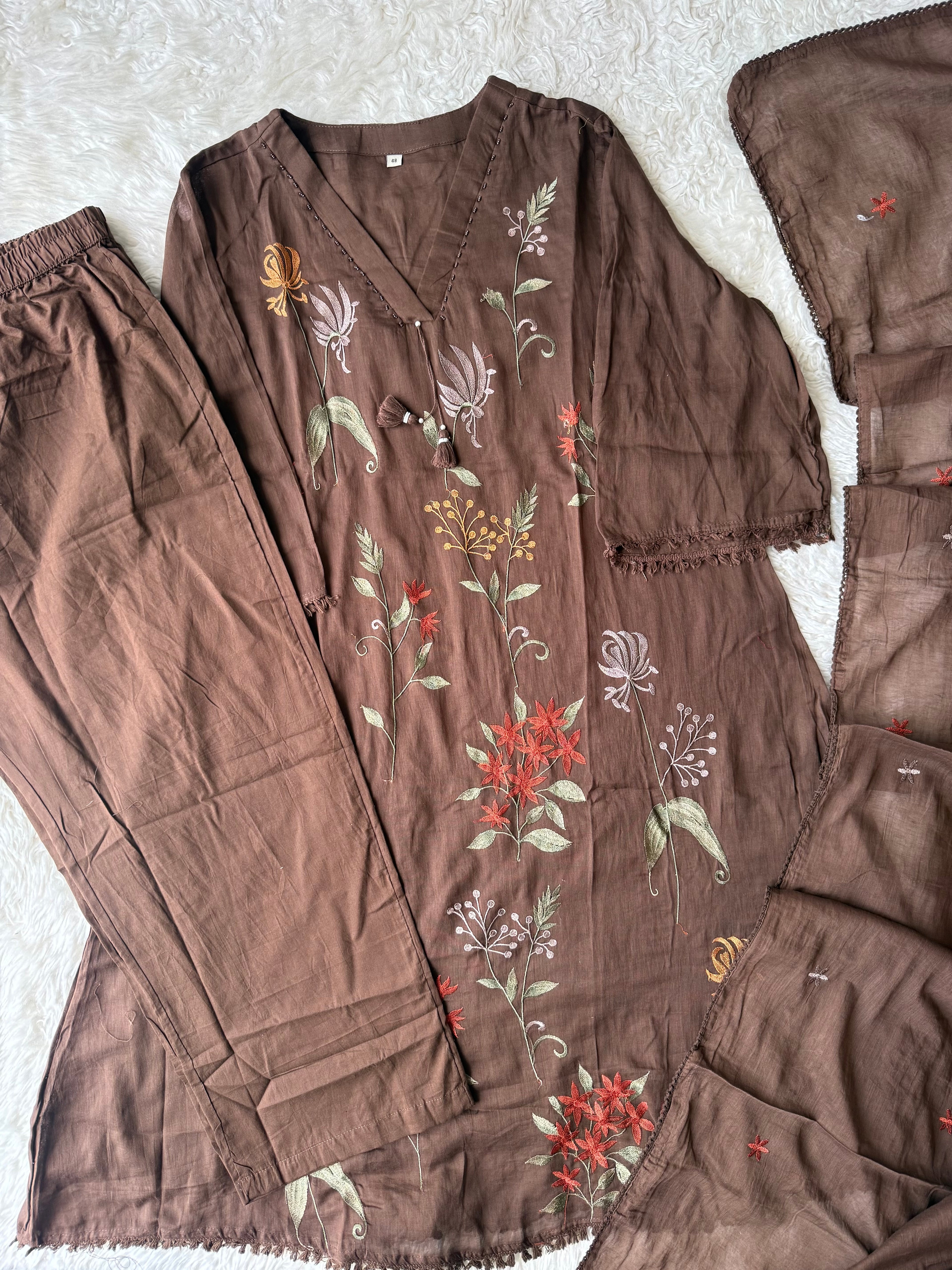 Premium Mul Cotton Thread Work Collection