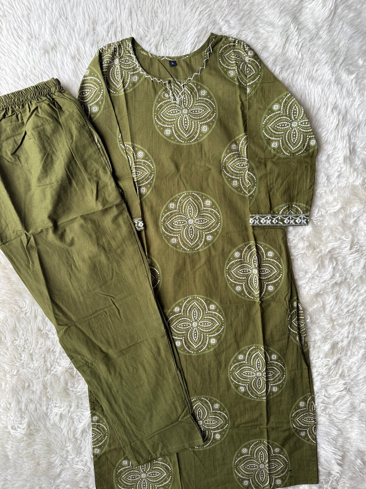 Cotton Kurti Pant Set