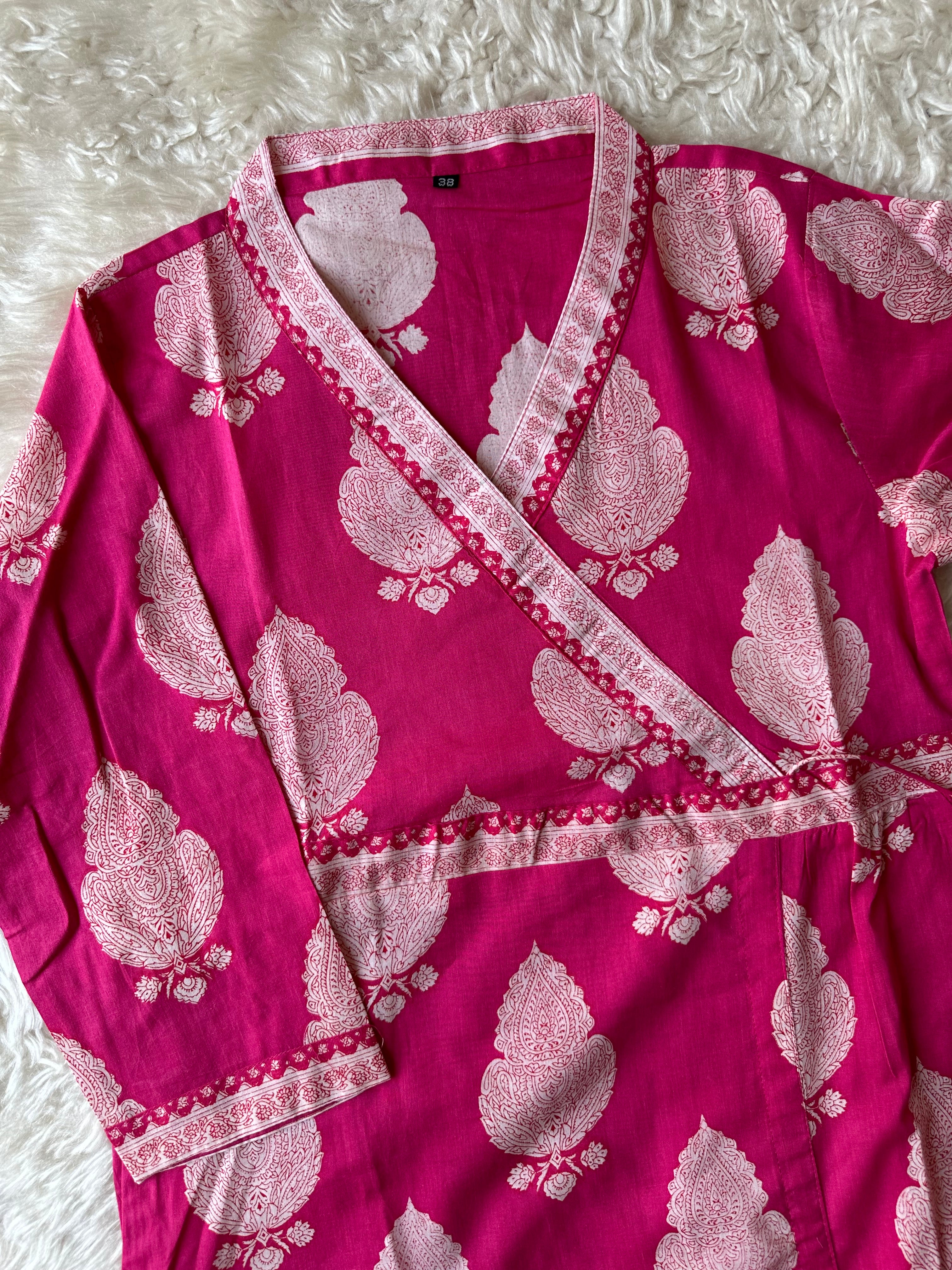 Pure Mul Cotton Kurti Pant Set