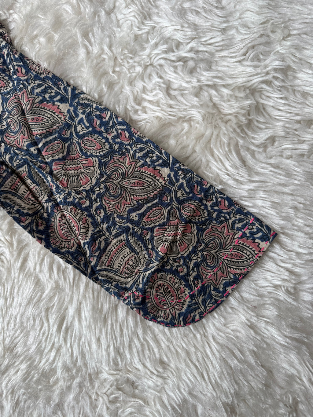 Premium Cotton Handblock Short Kurti