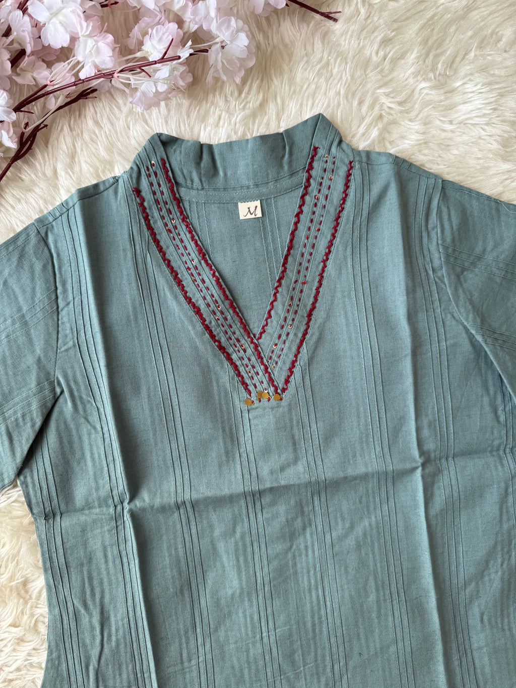 Khadi Cotton Short Kurti