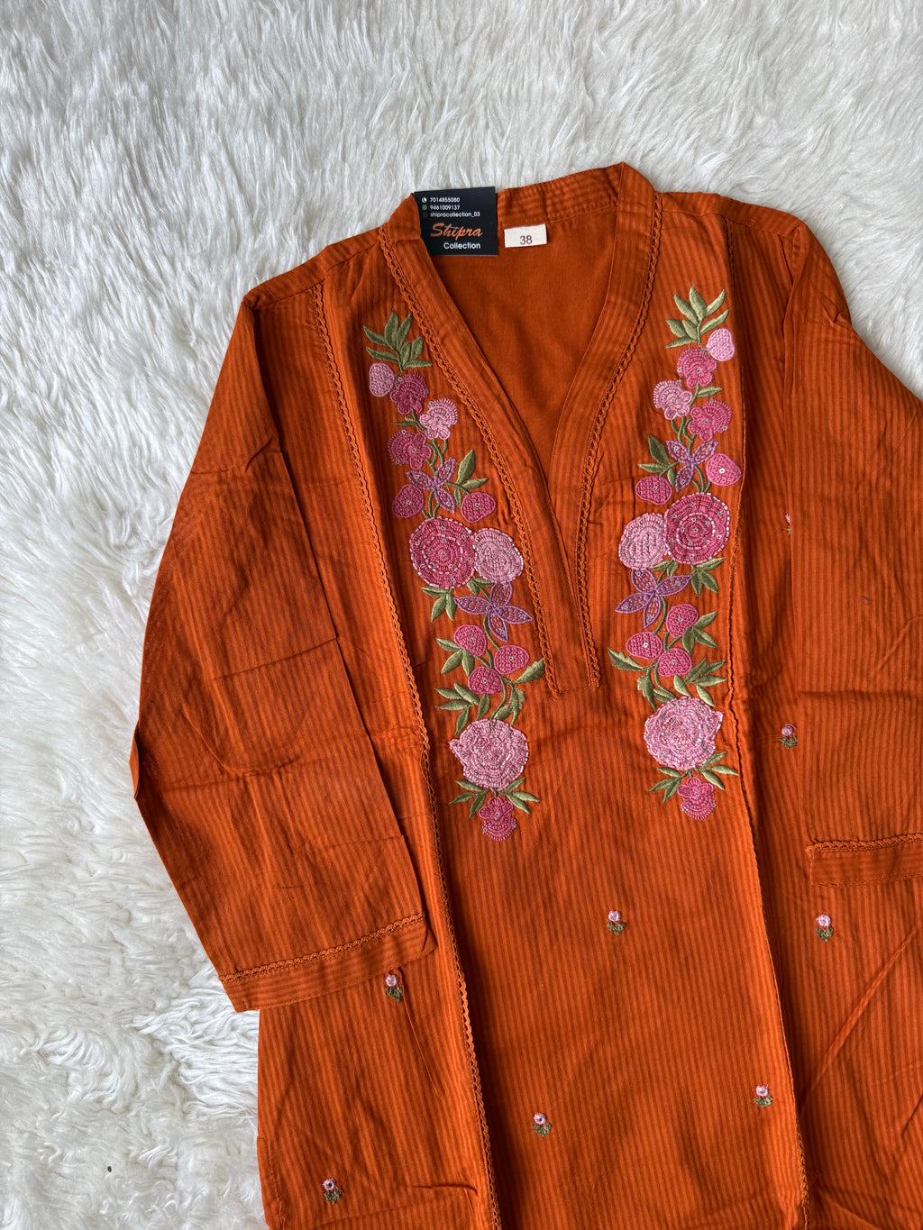 Premium Cotton Kurti Pant Dupatta Set
