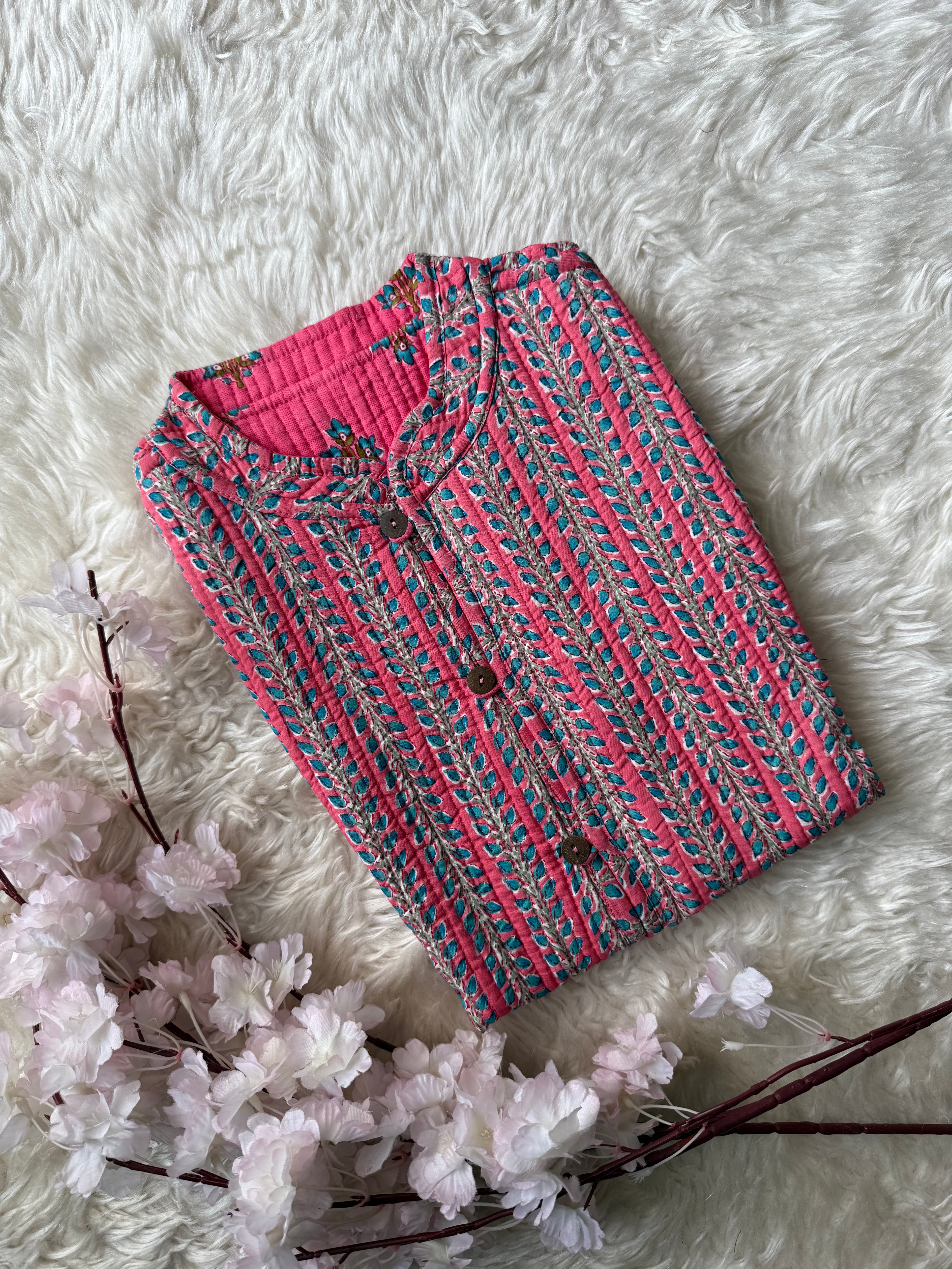 Reversible Quilted Sleevesless Jacket