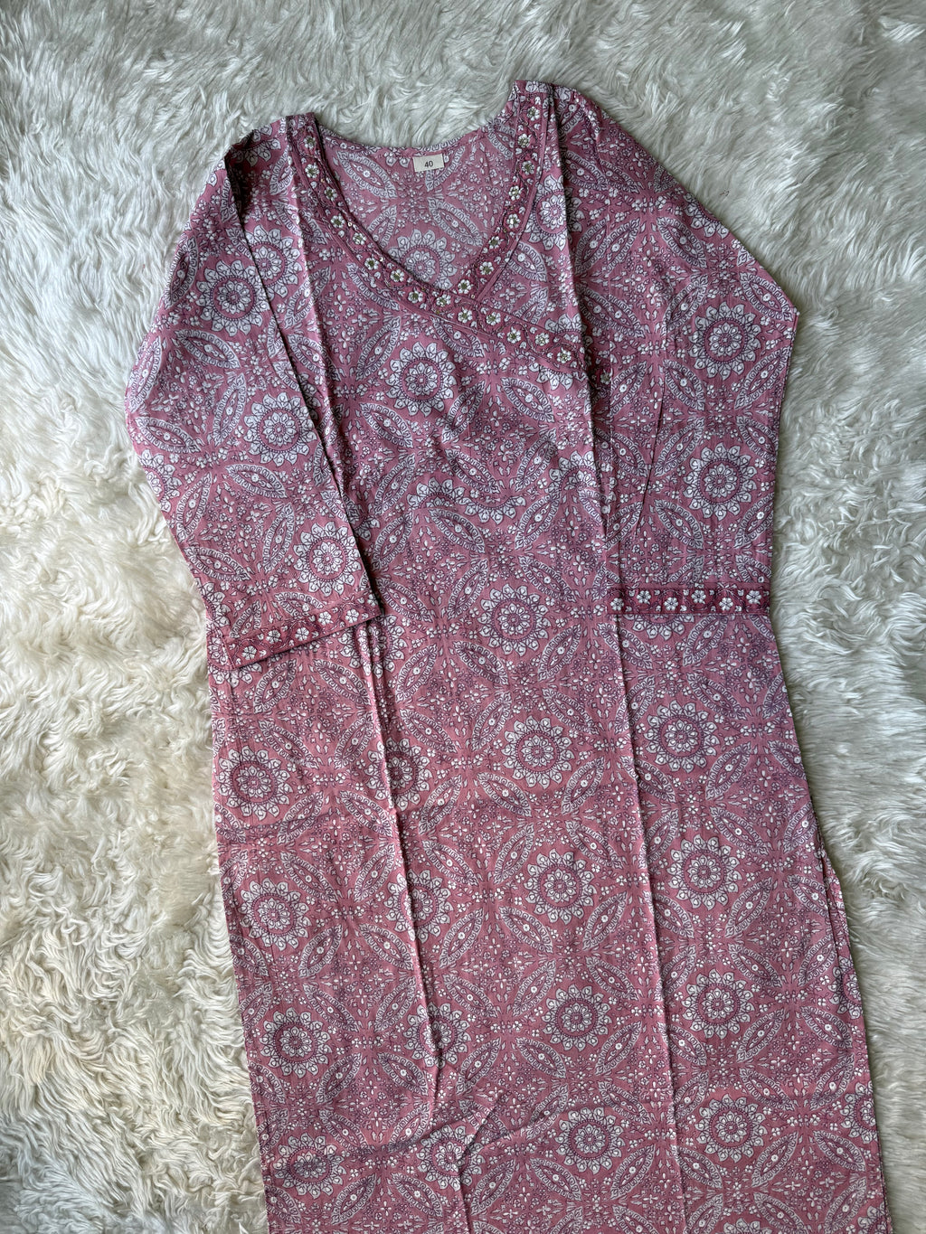 Pure Cotton Kurti Pant Dupatta Set