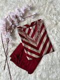 Pure Muslin Silk Kurti Pant Set