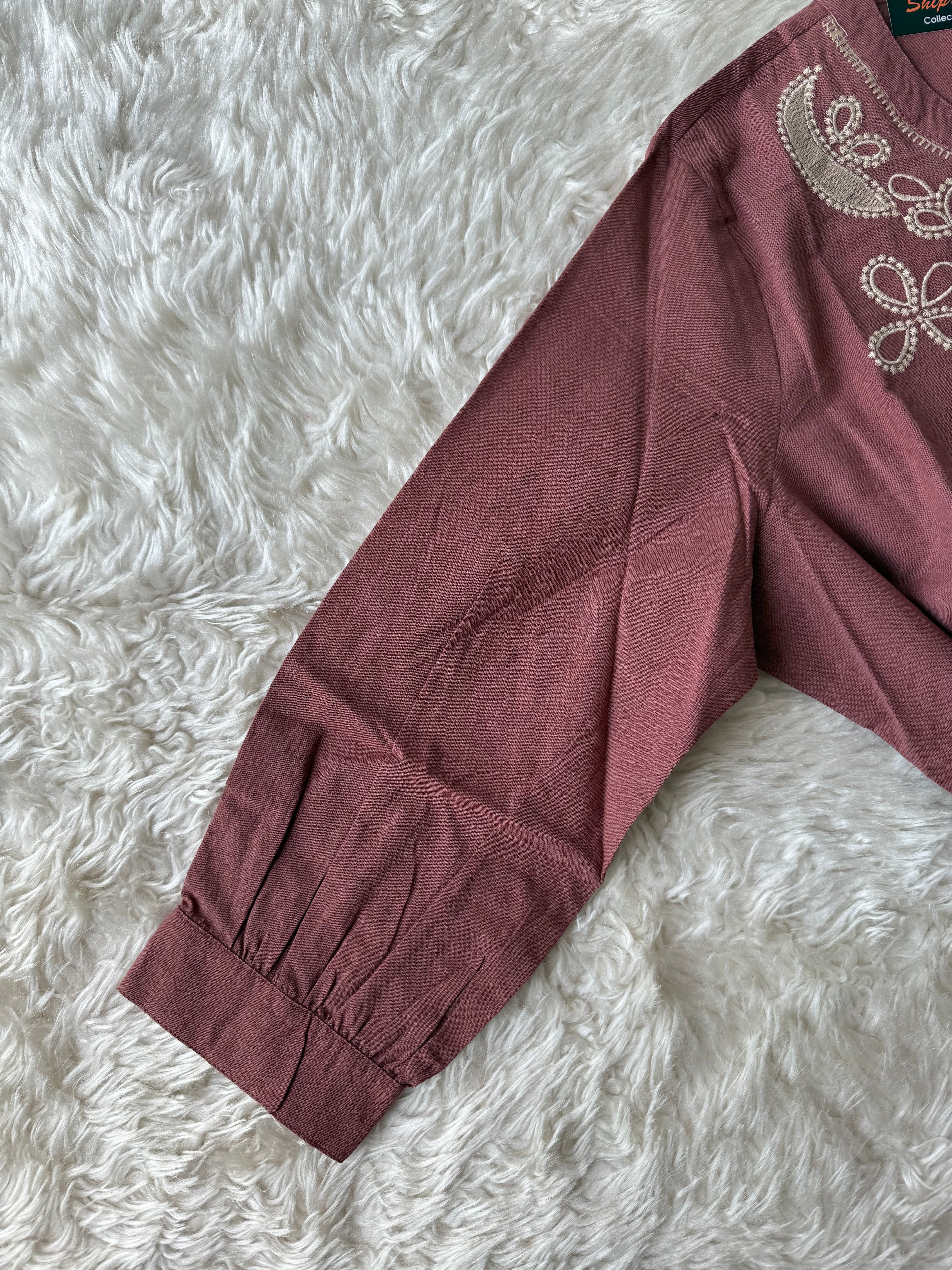 “Plus Size” Khadi Cotton Short Kurti