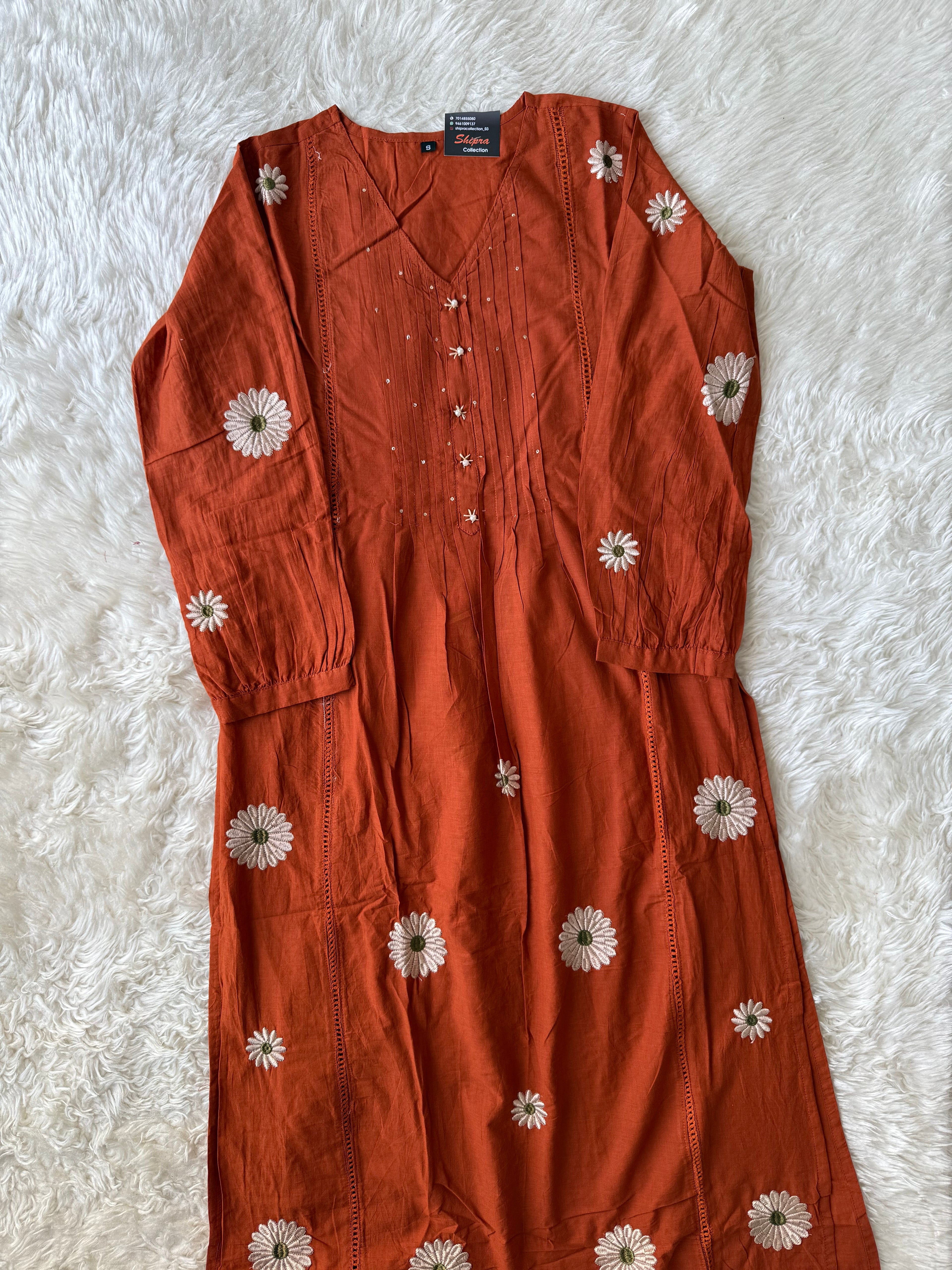 Premium Cotton Kurti Pant Dupatta Set