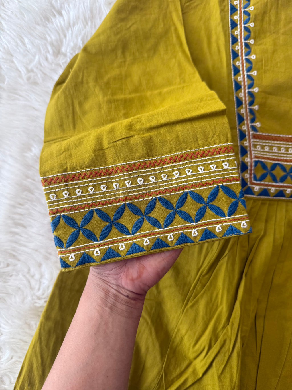 Premium Cotton FLARE Kurti Plazo Dupatta Set