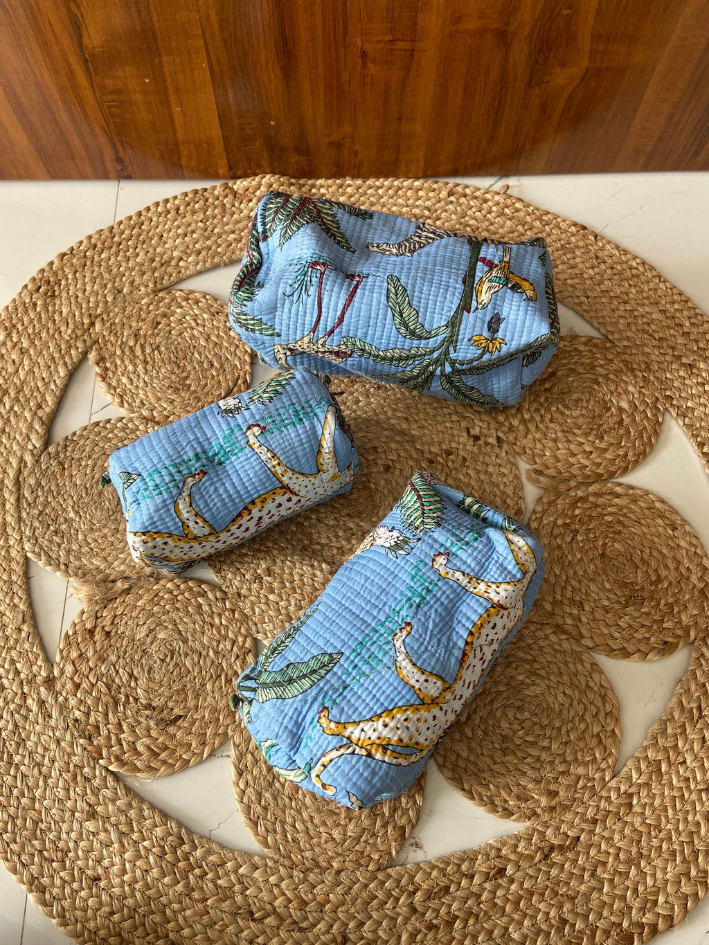 Cute 🌱 🌸 Utility Pouch (Set Of 3)