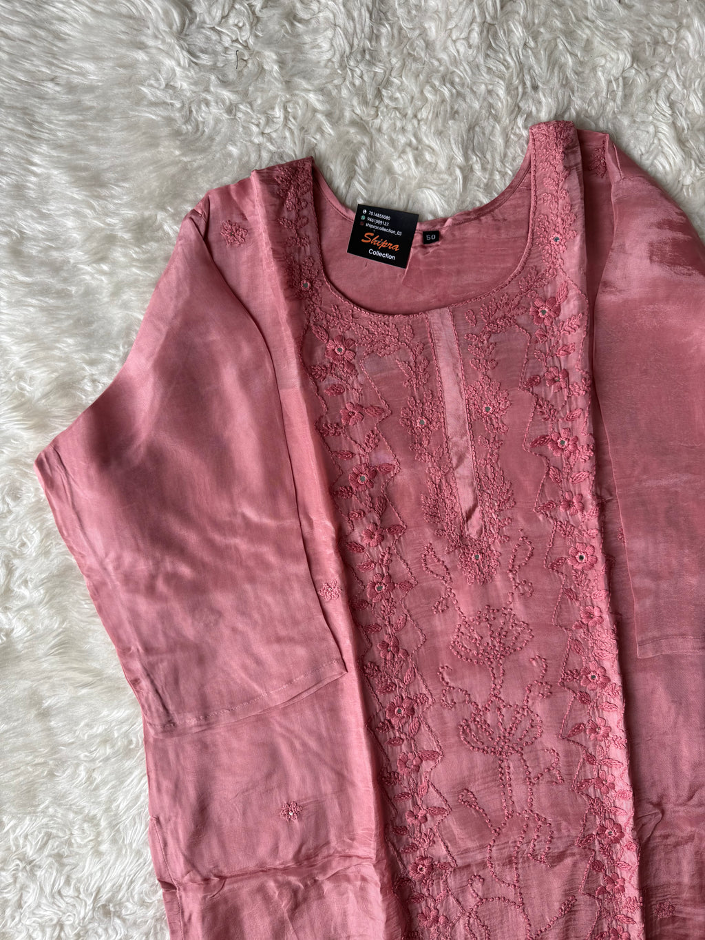 “ Plus Size” Premium Muslin Kurti Pant Dupatta Set