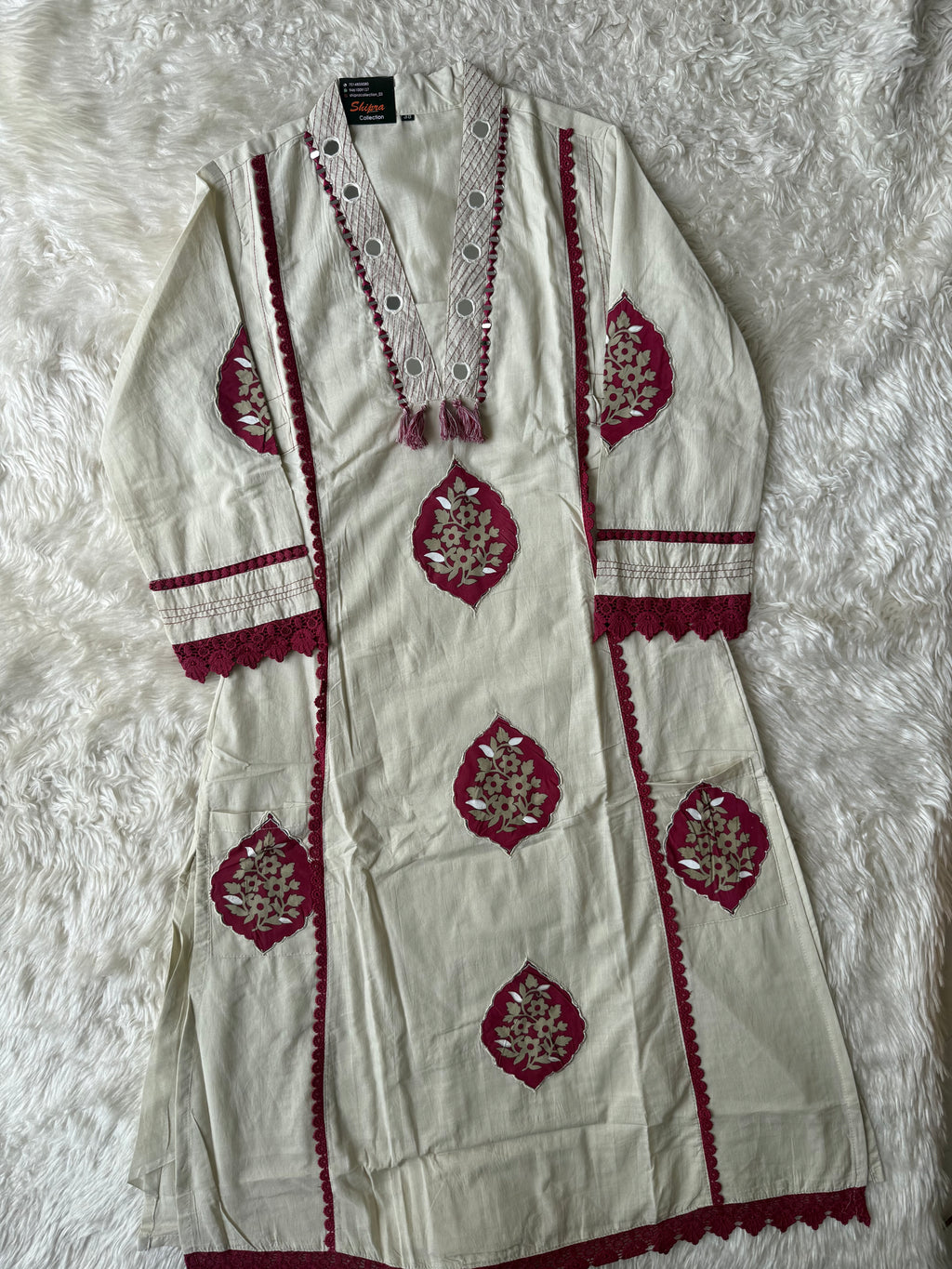 Premium Cotton Aline Kurti Plazo Dupatta Set