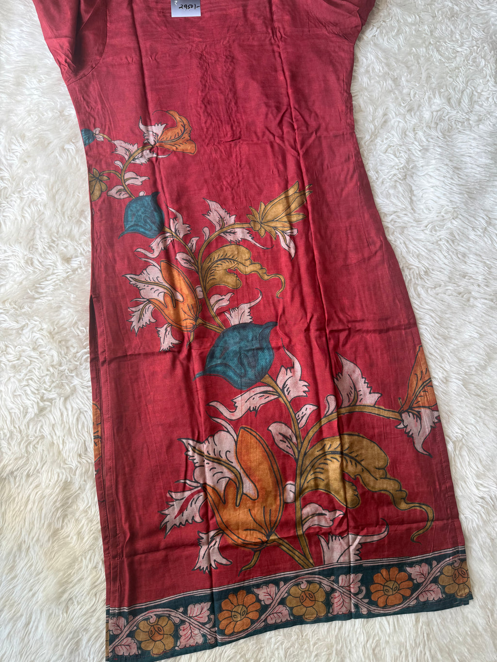 Premium Muslin Silk Kurti Pant Dupatta Set