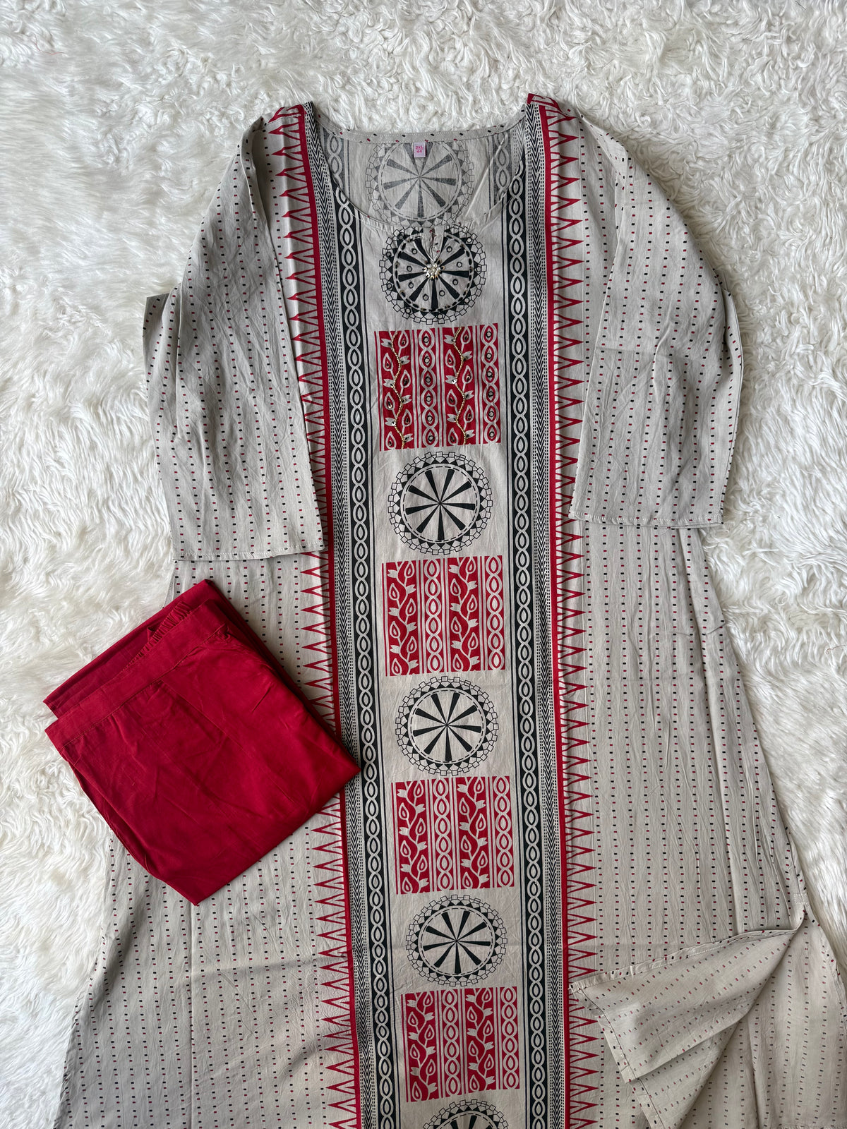 Pure Cotton Kurti Pant Set