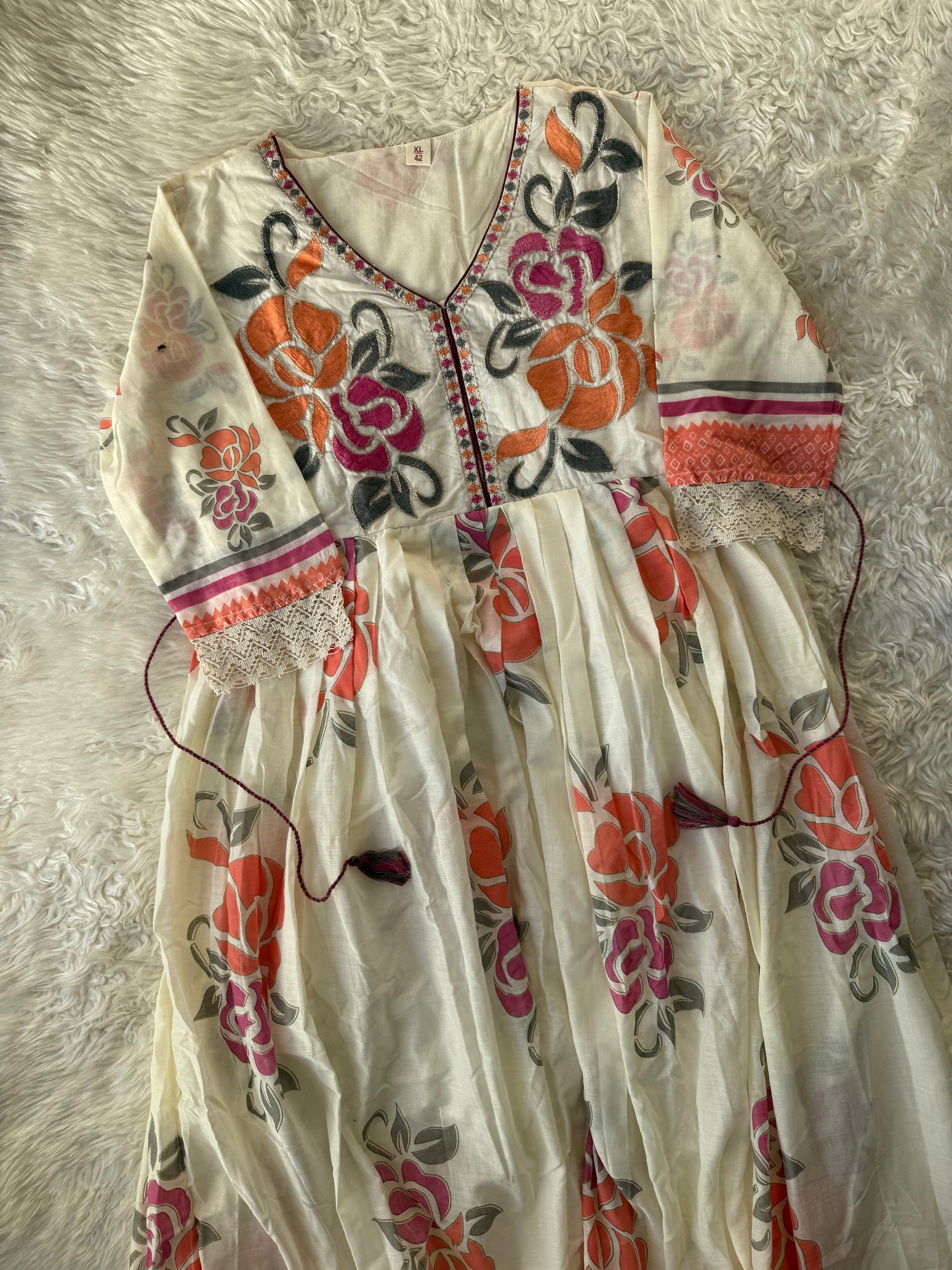 Clearance Alert ‼️ Mul Cotton Flare Kurti