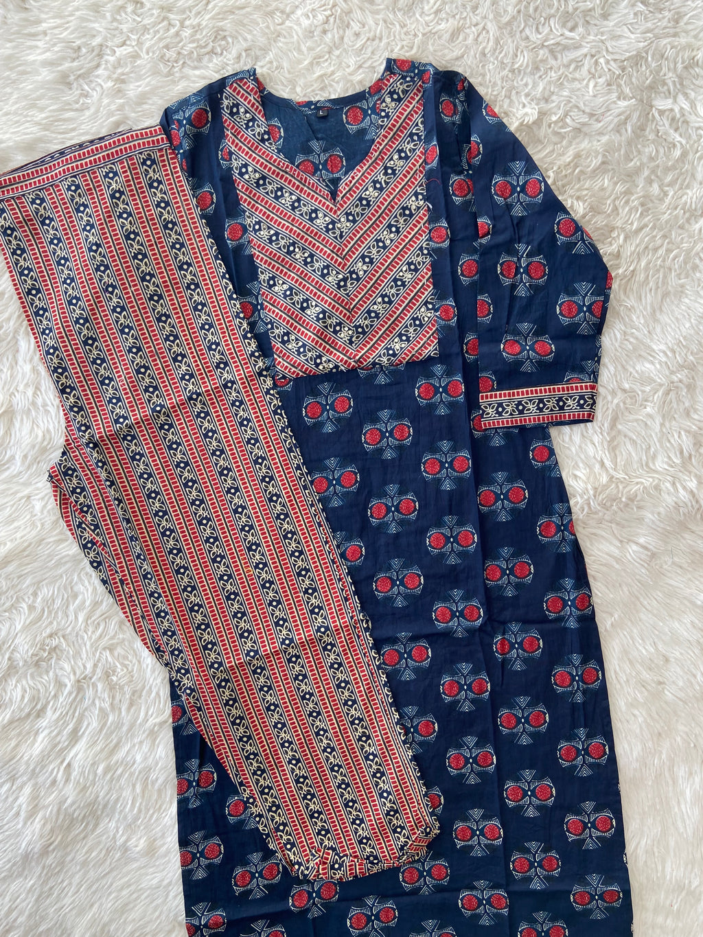 Cotton Kurti Pant Set