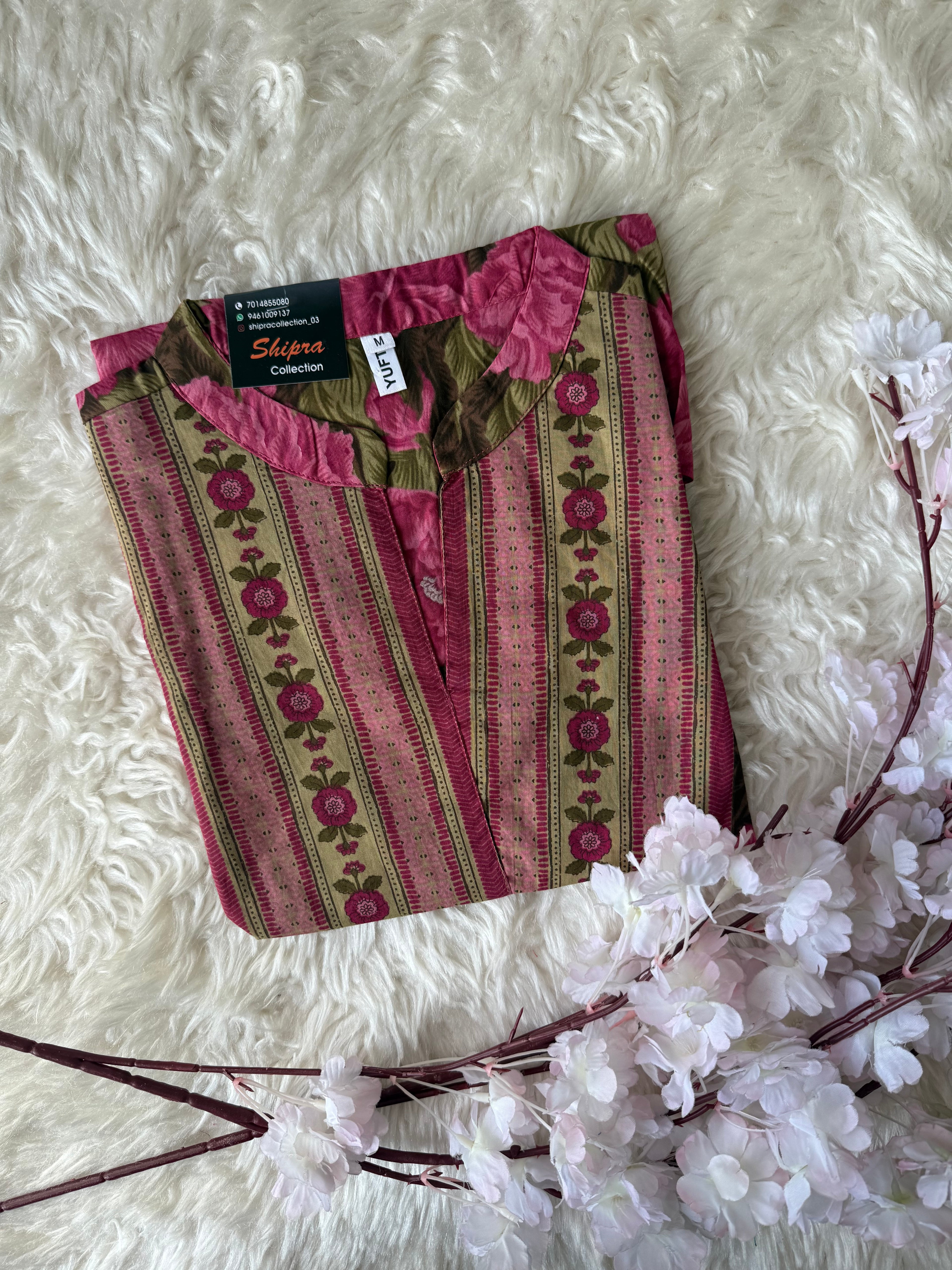 Premium Cotton Peplum Kurti