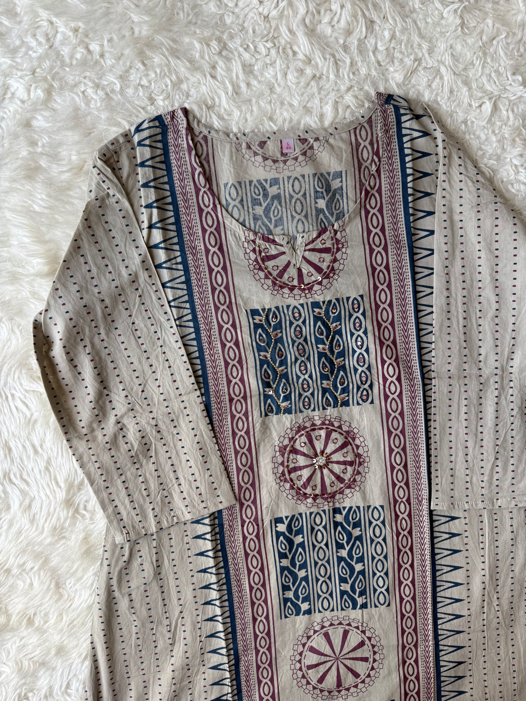Pure Cotton Kurti Pant Set