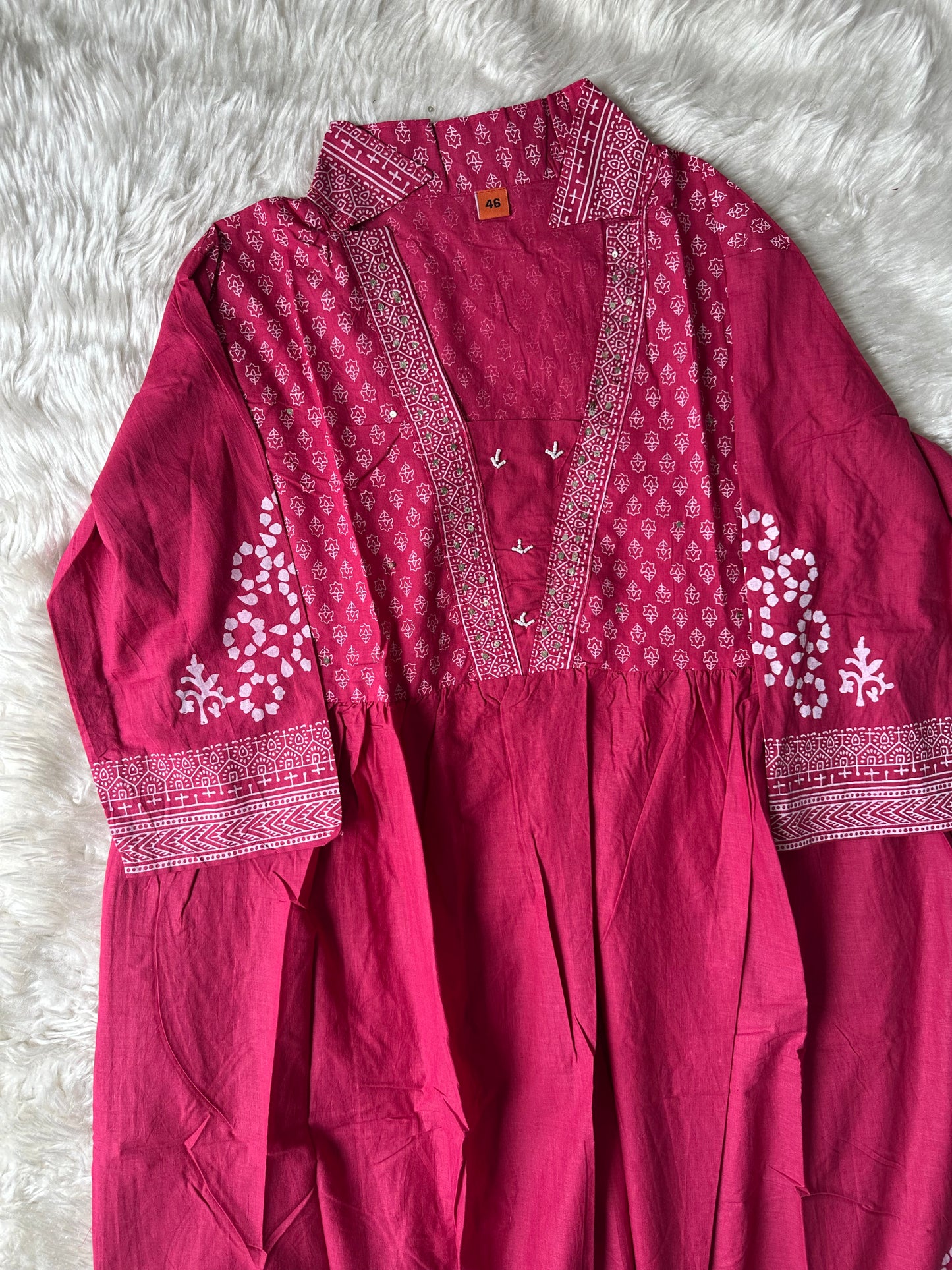 Cotton FLARE Kurti Pant Set