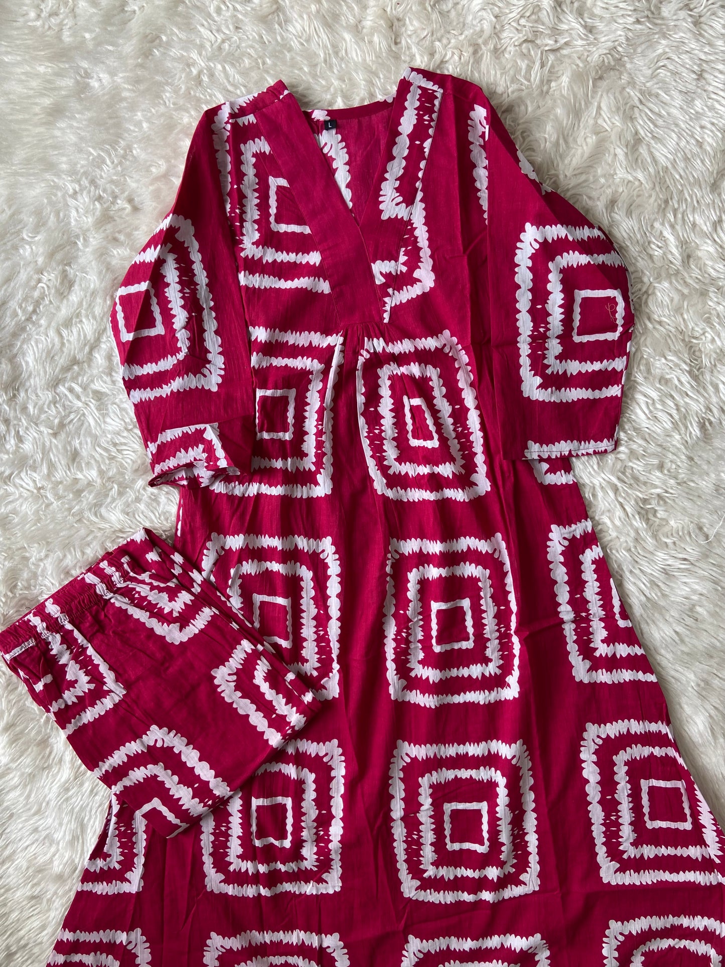 Cotton Kurti Pant Set