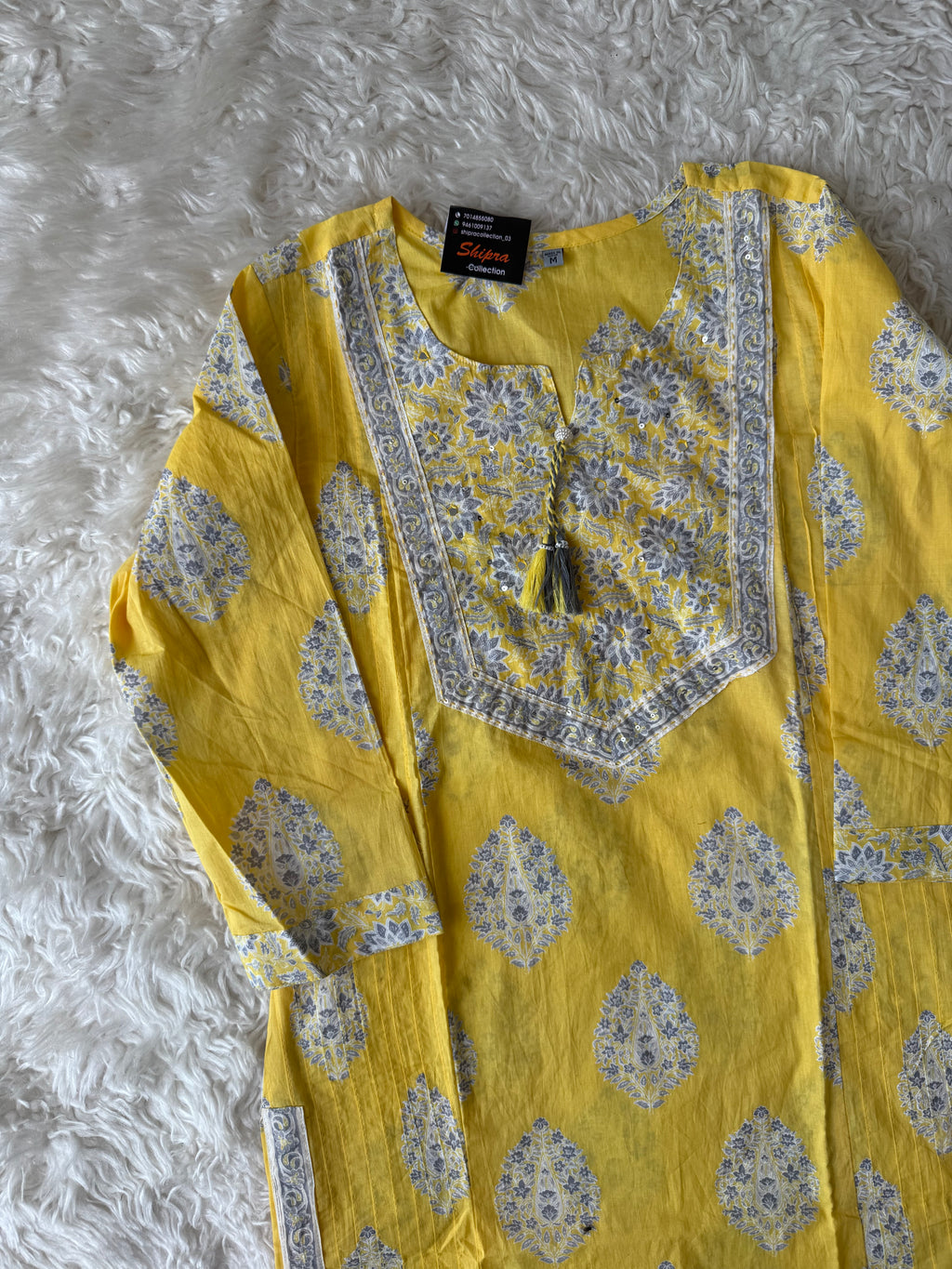 Premium Cotton Kurti Pant Dupatta Set