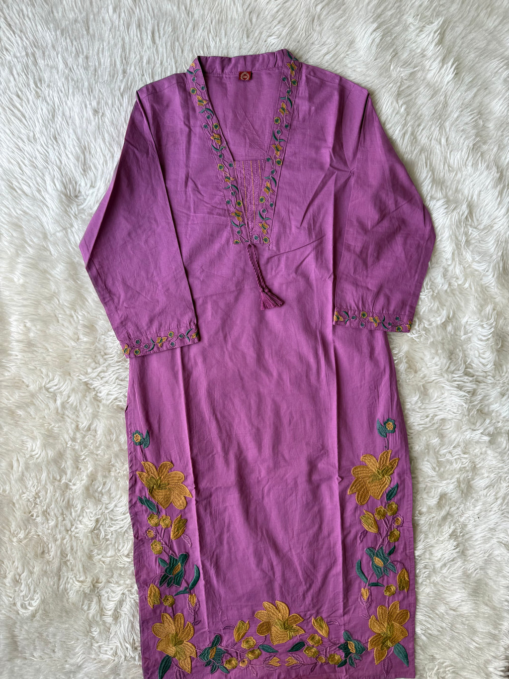 Pure Cotton Kurti Pant Dupatta Set