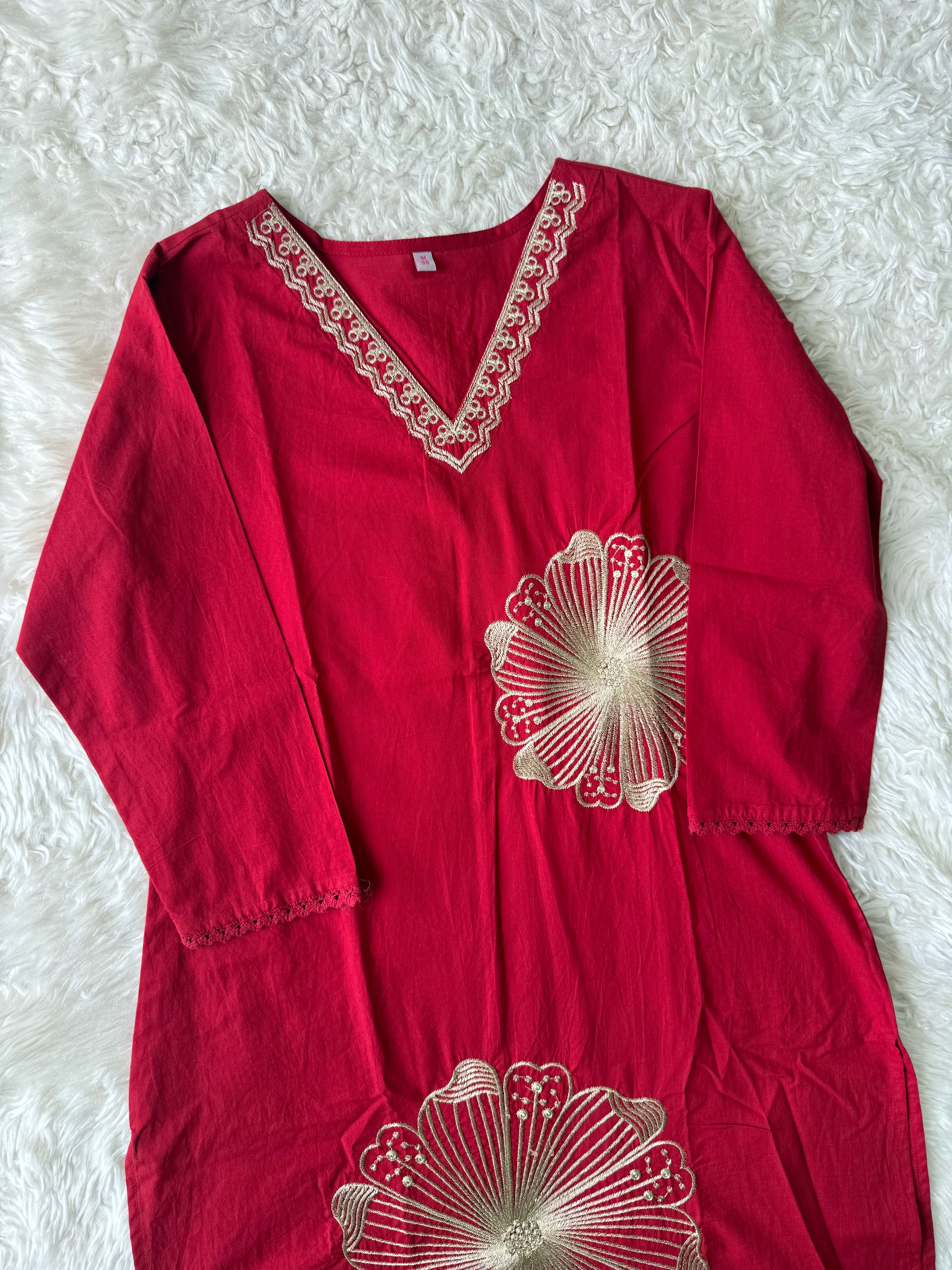 Premium Cotton Kurti Pant Set