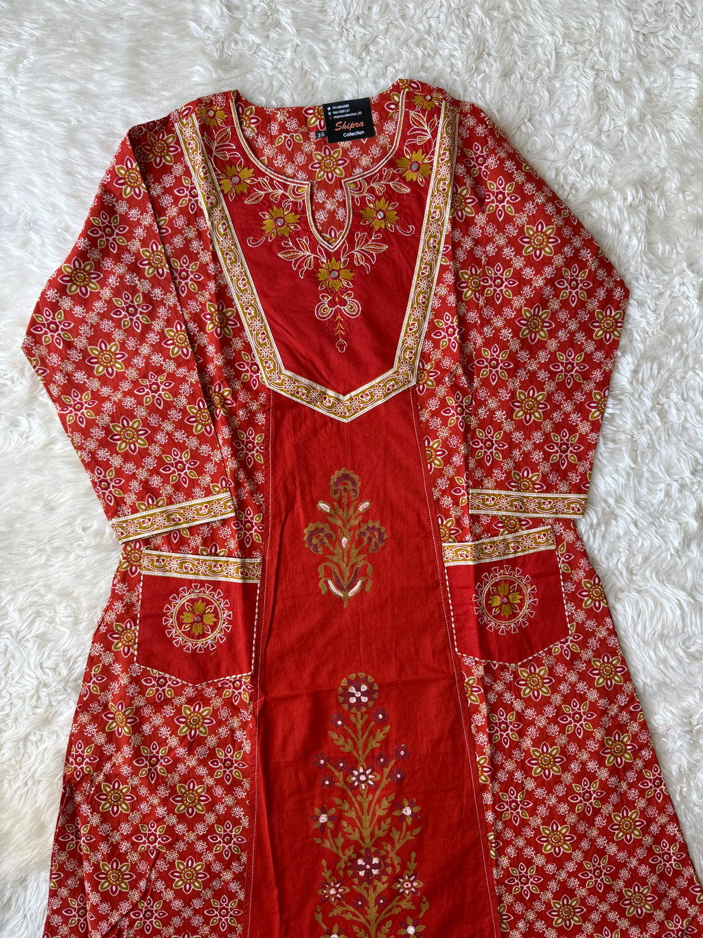 Premium Cotton Kurti Pant Dupatta Set