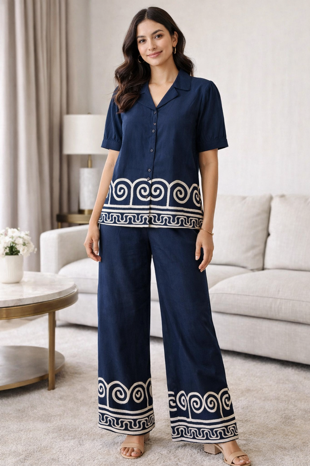 Soft Khadi Cotton Co-ord Set