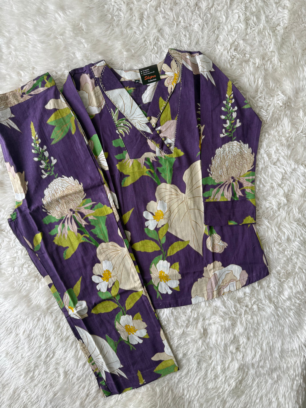 Soft Khadi Cotton Co-ord Set
